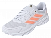 Кроссовки женские Adidas Courtjam Control 3 (Кристально-Белый/Оранжевый) Фото 5