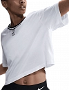 Футболка Nike Court Dri-FIT Heritage SS Crop Tee W (Белый) Фото 5