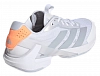 Кроссовки женские Adidas Adizero Ubersonic 5 (Белый/Серебристый Металлик/Оранжевый) Фото 5