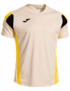Футболка Joma Montreal Short Sleeve T-Shirt M (Бежевый/Желтый) Фото 1