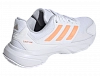 Кроссовки женские Adidas Courtjam Control 3 (Кристально-Белый/Оранжевый) Фото 6