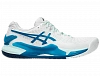 Кроссовки женские Asics Gel-Resolution 9 (White/Teal Blue) Фото 1
