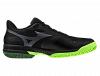 Кроссовки мужские Mizuno Wave Exceed Court Padel (Черный/Зеленый/Зеленое Яблоко) Фото 2