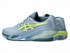 Кроссовки мужские Asics Gel-Resolution X Грунтовые (Серо-Голубой/Фисташковый) Фото 6