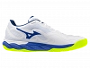 Кроссовки мужские Mizuno Wave Enforce Court AC (Белый/Ослепительно-Синий/Молния) Фото 2