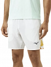Шорты Mizuno Daybreakers 8in Shorts M (Белый/Оранжевый) Фото 1